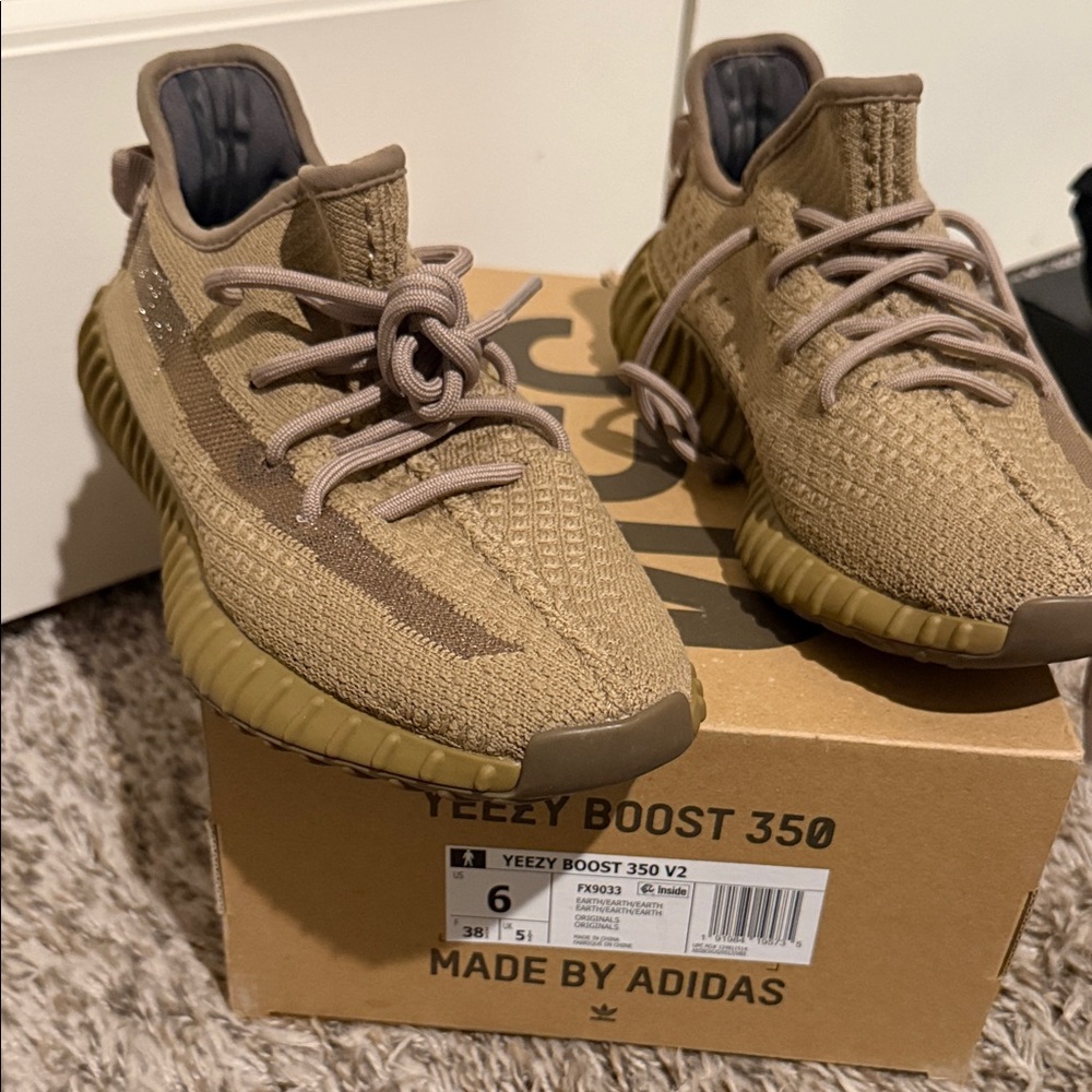 Adidas Yeezy Boost 350 V2 Kids Sneakers - Brown